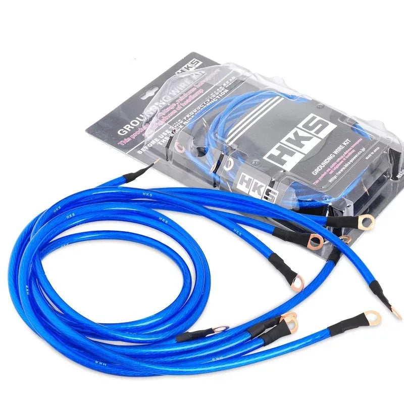 Universal Car Grounding Cable Kit, 6 Cables