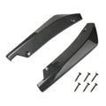 Car Rear Bumper Lip Diffuser Splitter Set Durable ABS Easy Installation with Screws Included Enhances Sporty Look Fits Most Model
