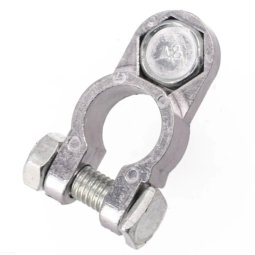 Zinc Alloy Battery Terminal Clamps – Positive & Negative, Pair