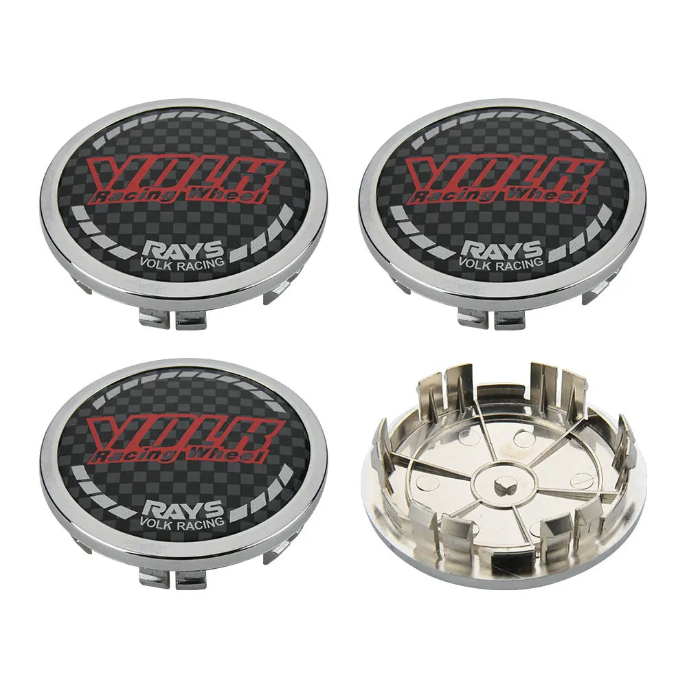 Universal Wheel Center Caps, Multiple Sizes, Set of 4