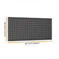 Metal Pegboard Panels Pegboards Wall Organizer, Heavy Duty Peg Board with Hooks for Walls Home, Garage Tool Storage, Office, Cra