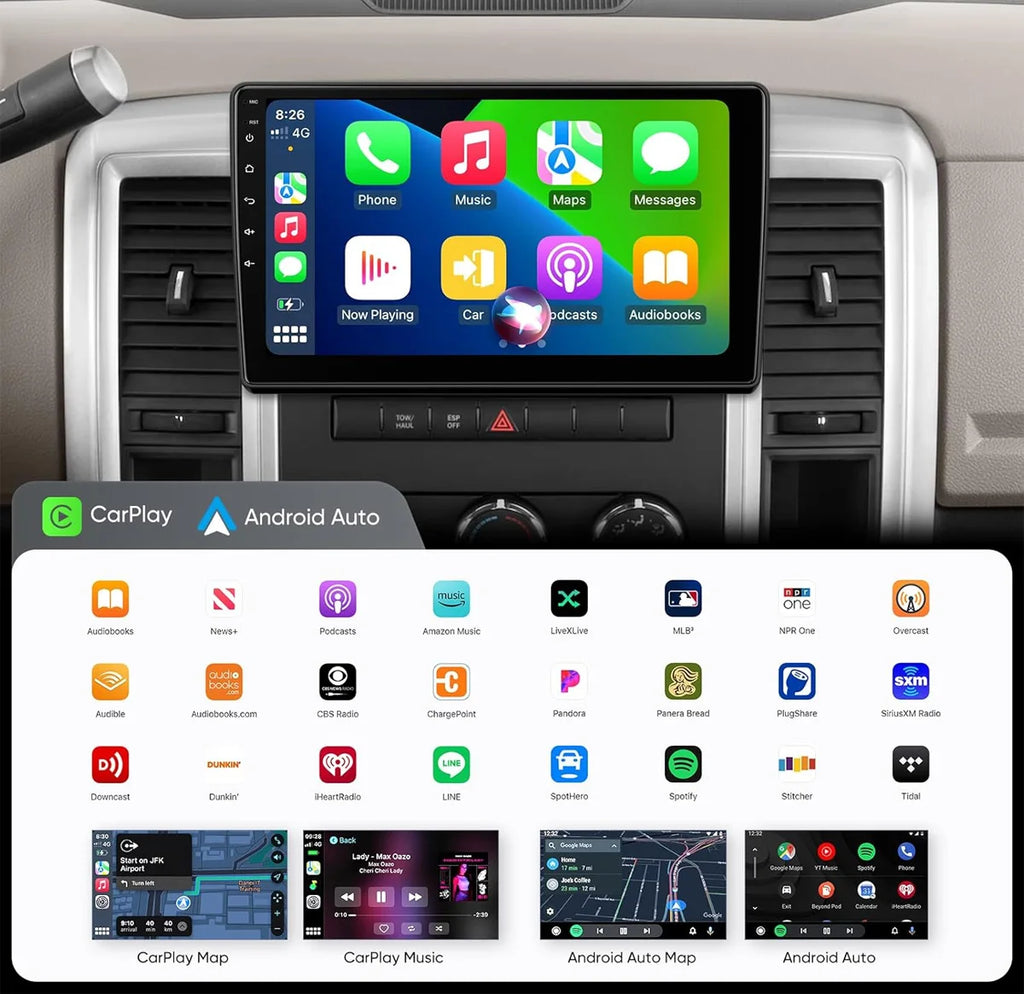 10-Inch Android Car Stereo (2008-2012 Dodge Ram 1500) - image 2