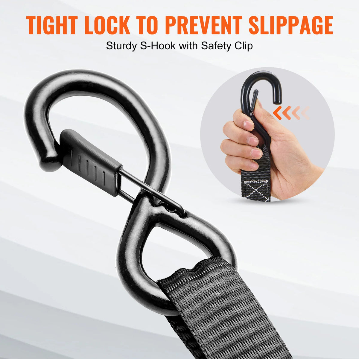 4pcs Trailer Ratchet Tie Down Straps with Padded Handles for Cargo and Motorcycle