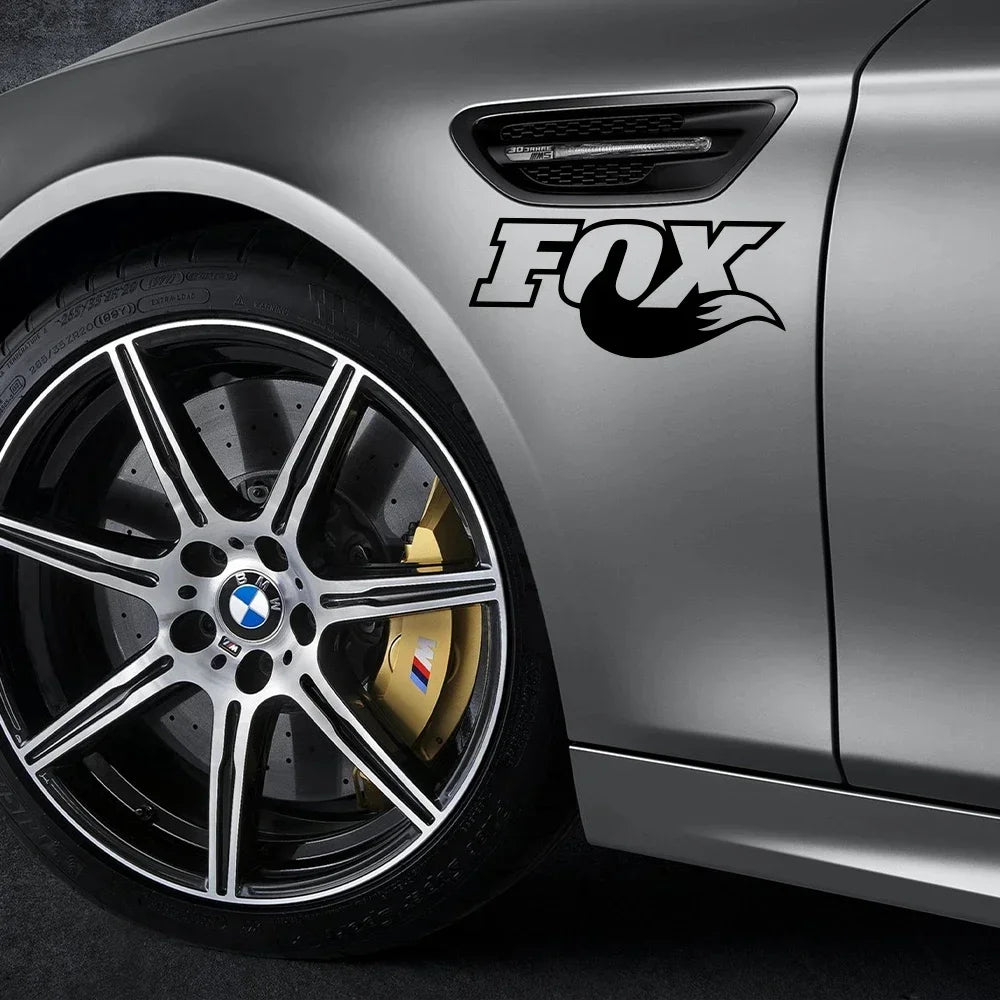 Fox Design Vinyl Car Sticker for Window, Motorcycle and Laptop