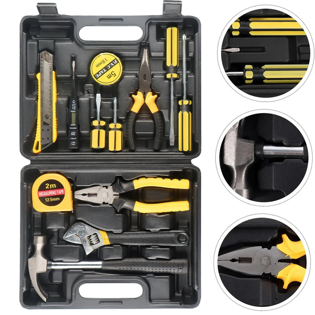 8/9/12/13Pcs Household Tool Set – Repair Kit with Screwdriver & Hammer - image 2