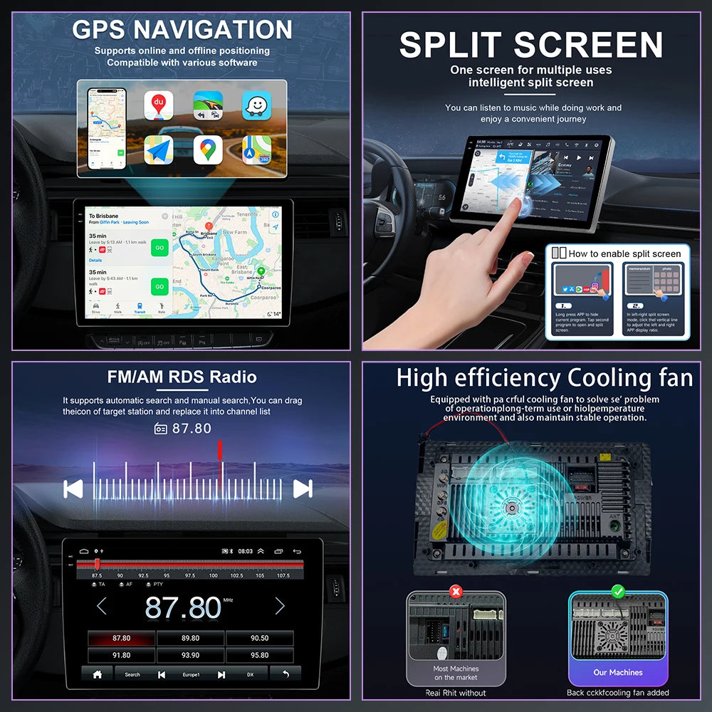 7-inch Android Car Radio with CarPlay GPS for Opel Astra Vectra Zafira - image 3