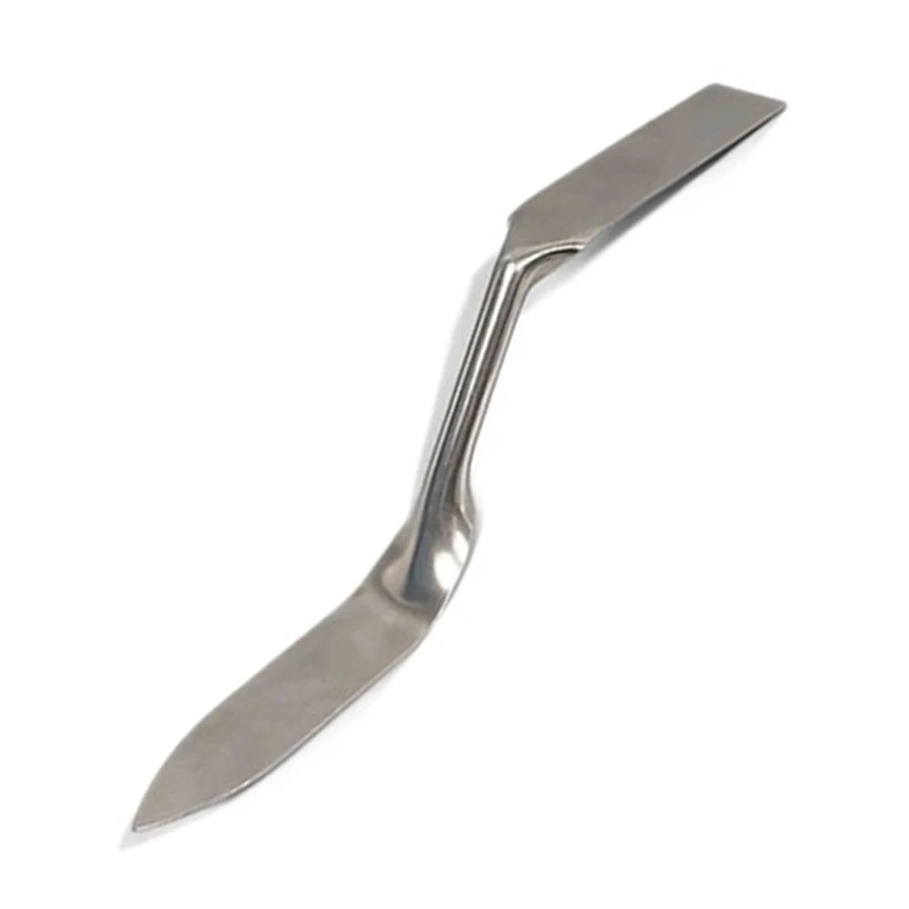 Double headed plastering trowel, stainless steel caulking and seam repair tool