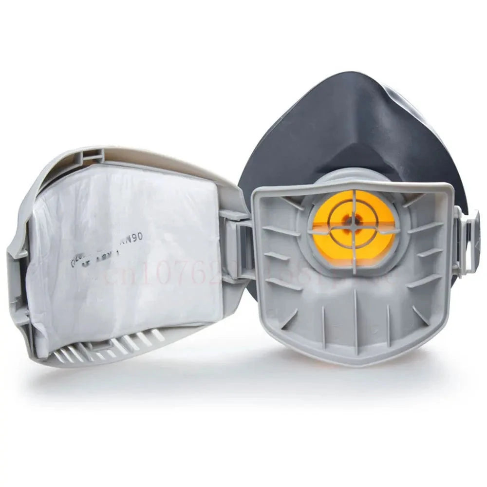 Reusable Half-Face Respirator Mask with Filters