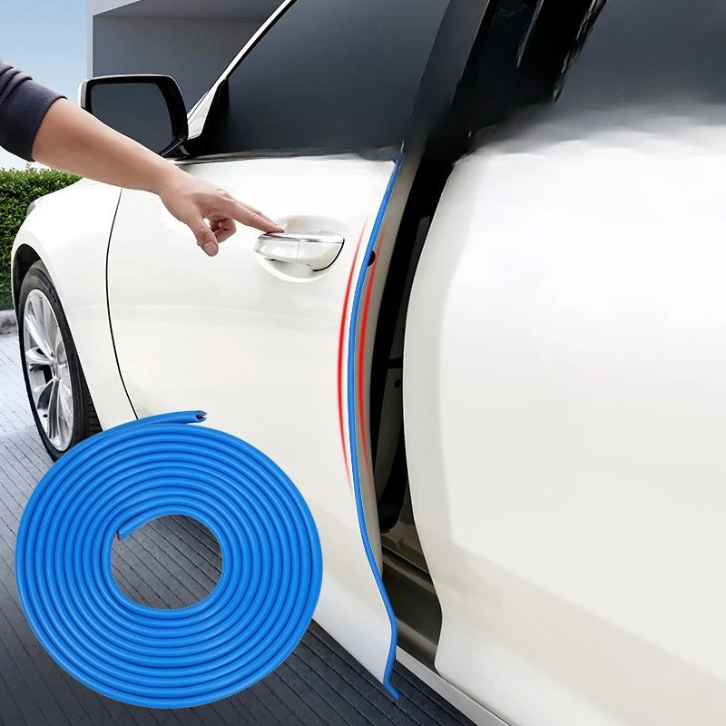 5M U-Shaped Car Sealing Strips - Transparent Edge Protection - image 4