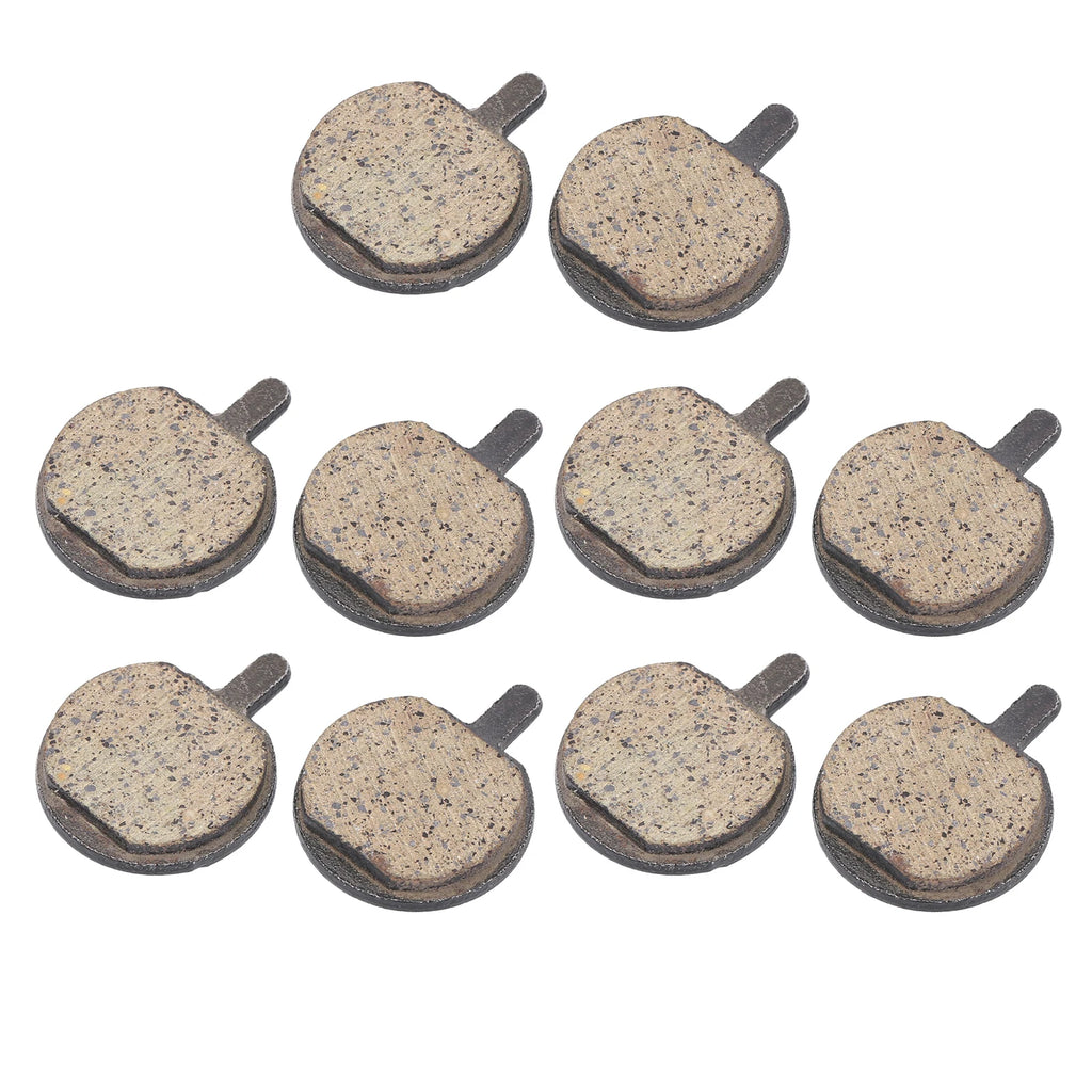 Cycling Parts 5Pairs Disc Brake Pads Replacement Semi‑Metallic Resin Parts for Bicycle Mountain Bike Semi‑Metallic Brake Pad