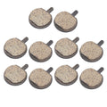 Cycling Parts 5Pairs Disc Brake Pads Replacement Semi‑Metallic Resin Parts for Bicycle Mountain Bike Semi‑Metallic Brake Pad