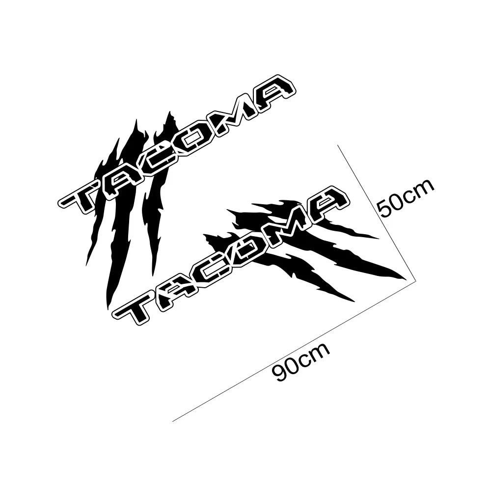 Toyota Tacoma Claw Style Decals – Set of 2 Truck Body Stickers - image 5