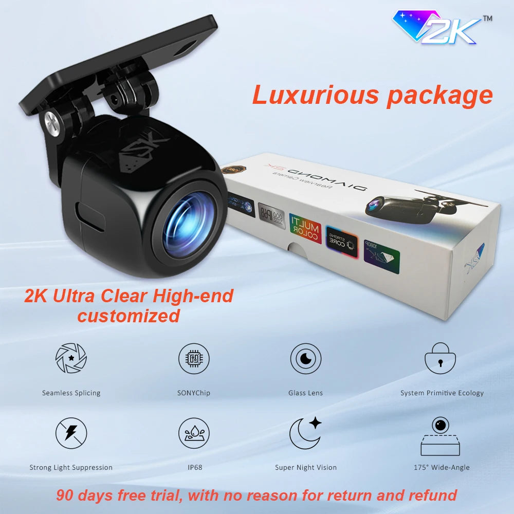 1080P Car Rear View Camera with 200° Fisheye Lens - image 9