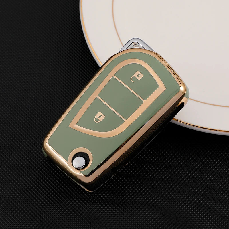 Toyota Key Fob Cover - TPU Protective Case for Aygo Yaris Camry RAV4 - image 16