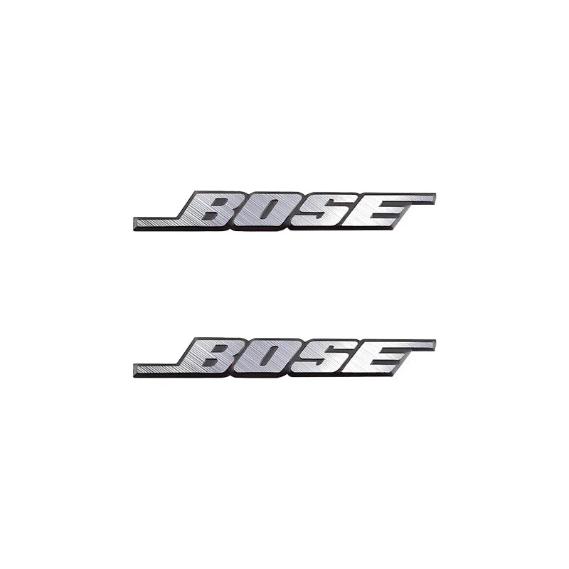 3D Aluminum Car Audio Badge Stickers - Metal Speaker Emblem - image 2