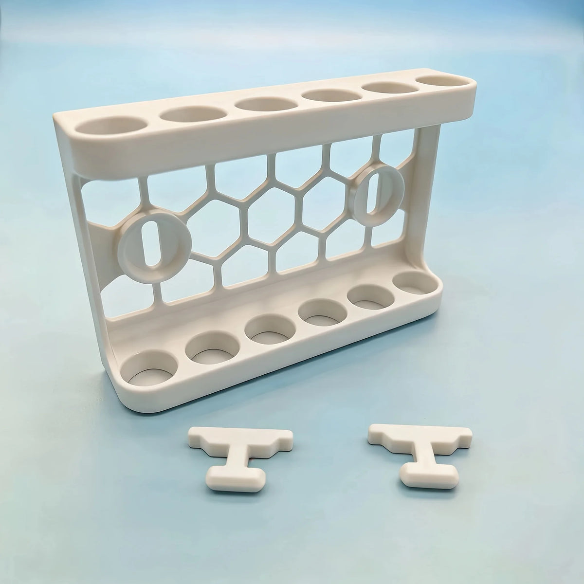 Pegboard Hanging Tool Organizer, Wall Mount Storage for Stationery, Markers, Screwdrivers and Small Tools, Space-Saving Desktop