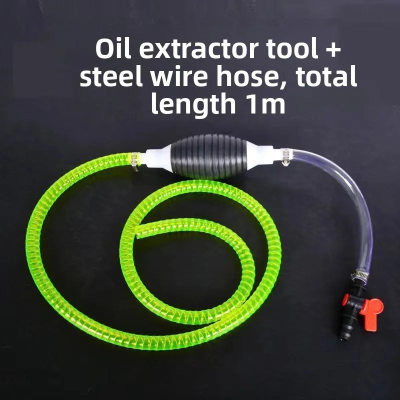 Universal Car Fuel Pump Kit Cut Pipe Manual Hand Suction Pipe Pumping Durable 1 Pcs for Liquid Petrol Tuning Fuel Diesel Pump