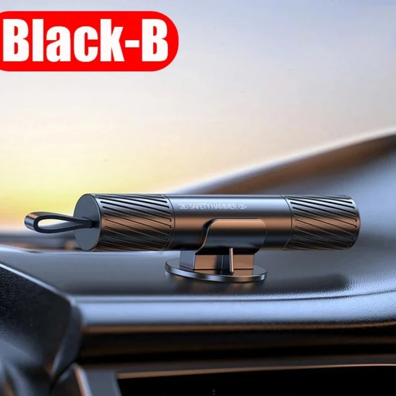 Car Escape Tool Safety Hammer, Glass Breaker & Seat Belt Cutter