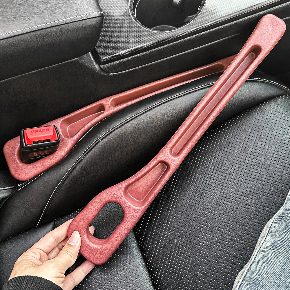 Car Seat Gap Filler with Dual Slots, Set of 2