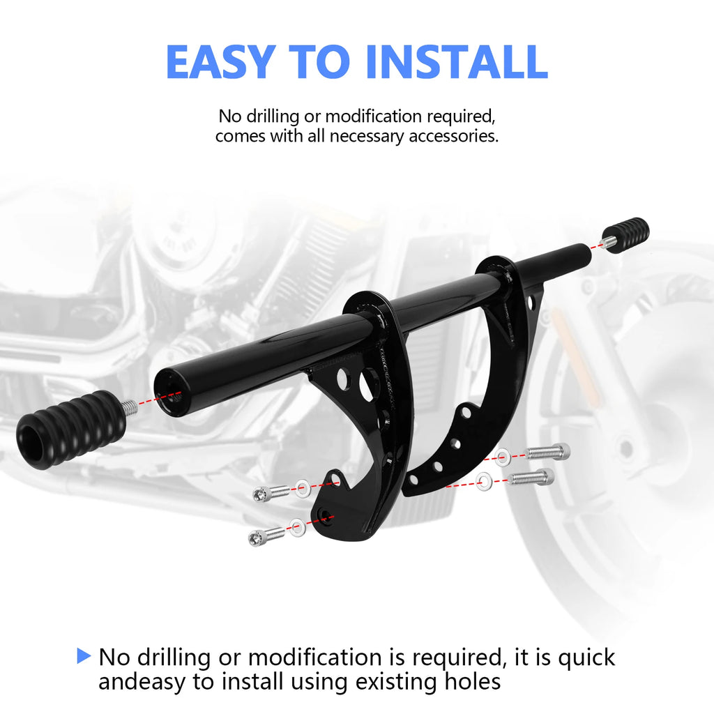 Crash Bar with Footrests for Harley-Davidson Softail Street Bob and Low Rider 2018+ - view 3