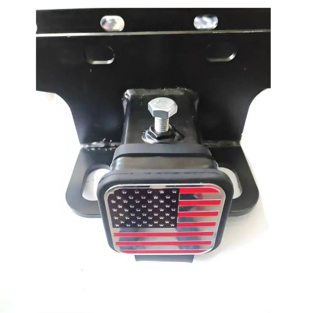 1Pcs Universal Trailer Hitch Cover 2 Inch Receiver Auto Square Plug Tow Hook Cover Trailer Hitch Receiver