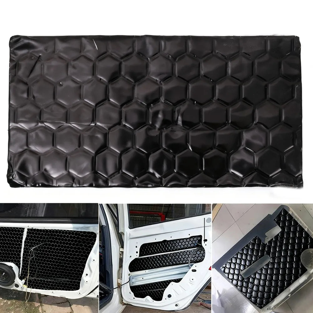 Butyl rubber sound deadener sheets, car noise insulation with aluminium facing