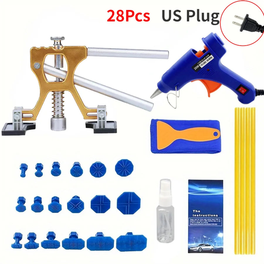 Car Body Dent Repair Kit with Glue Gun and Dent Puller