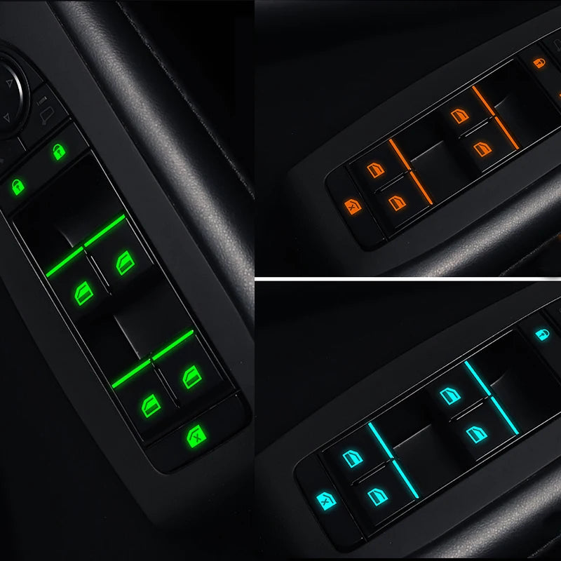Glow-in-the-Dark Car Window Button Stickers - 18 Pack - image 5