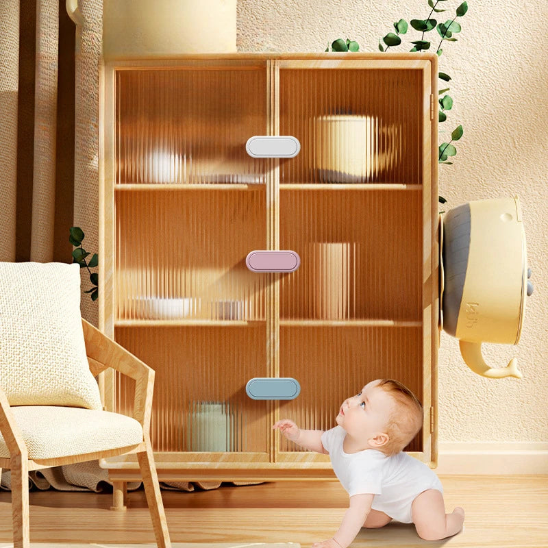 Invisible Child Safety Drawer Latches, Anti-Pinch - image 4