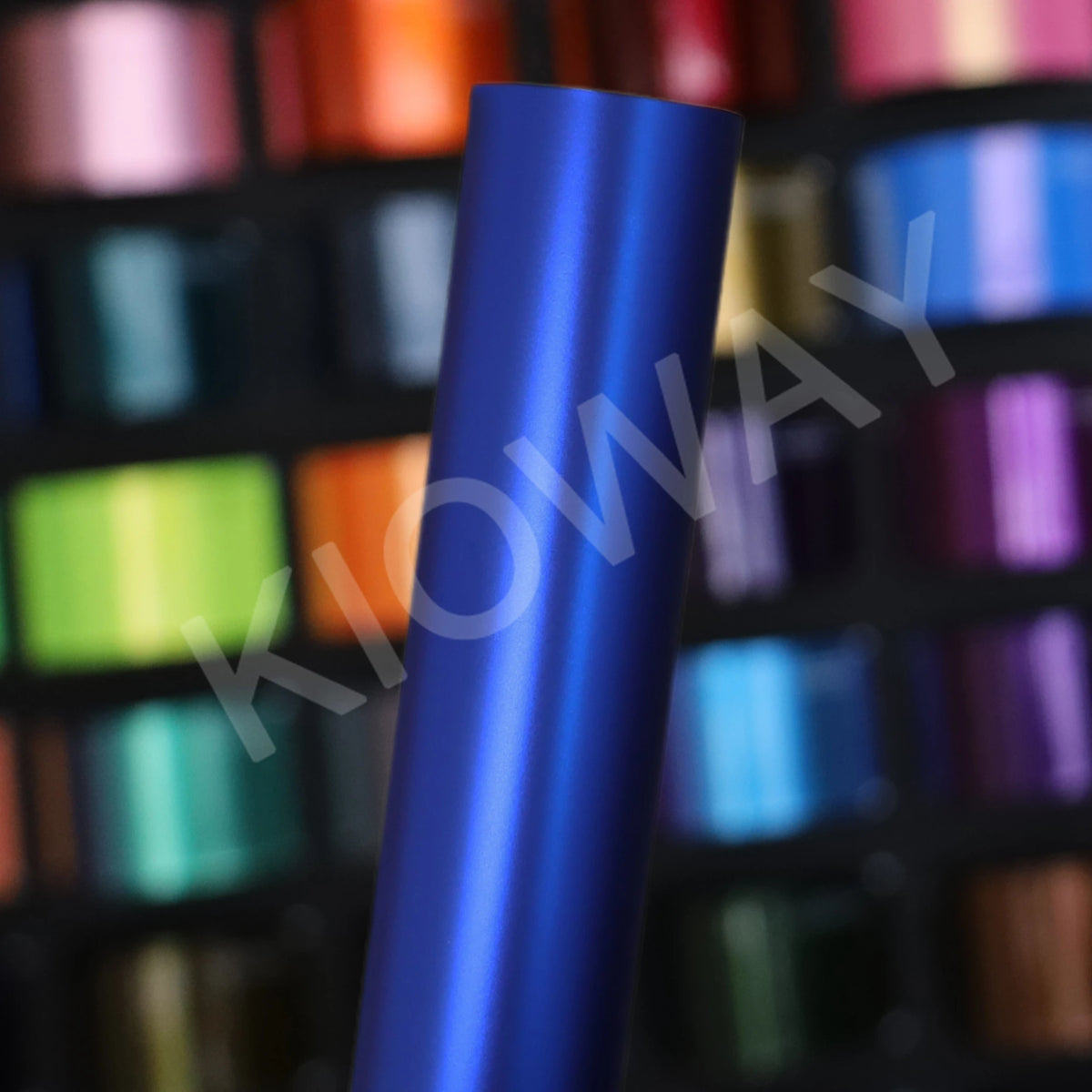 Matte Chrome Blue Vinyl Wrap Film for Car Customization - image 2
