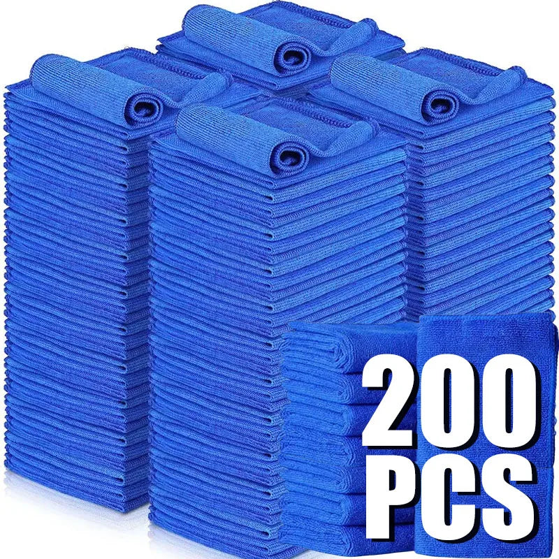 Super Absorbent Microfiber Cleaning Towels - Car & Home (10-200 Pack)