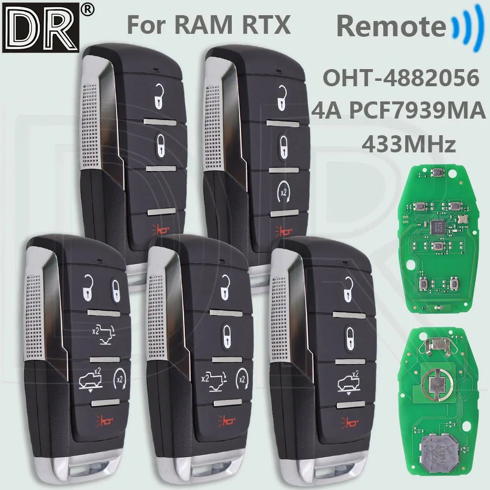 Dodge Ram 1500 TRX Remote Key Fob Replacement 2019-2021 - image 6