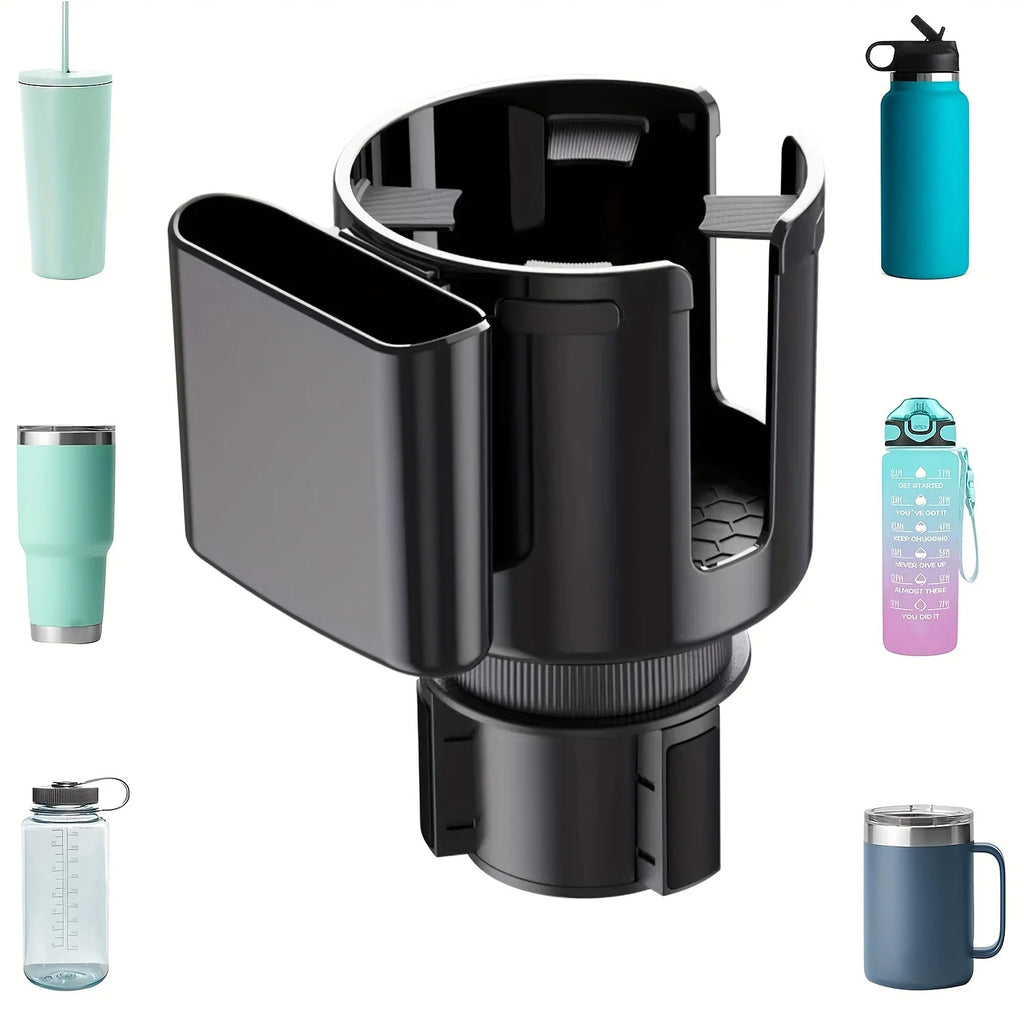 Car Cup Holder Expander Cupholder Adapter Multipurpose Auto Interior Expandable Organizer Storage Accessories With Phone Holder