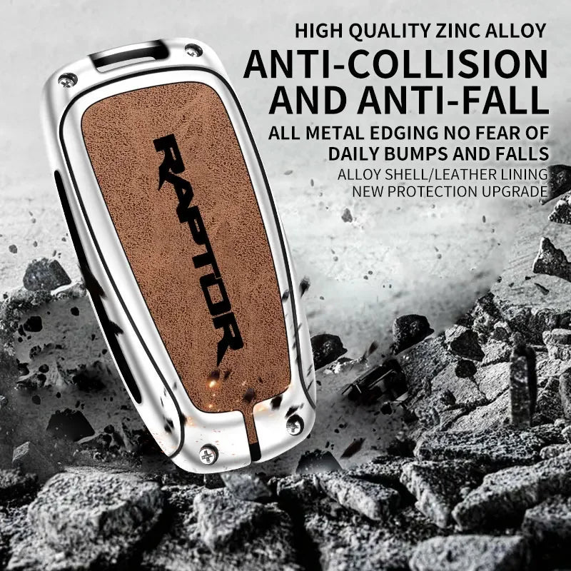 Zinc Alloy Key Case for Ford F-150 & Raptor - Protective Cover - image 5