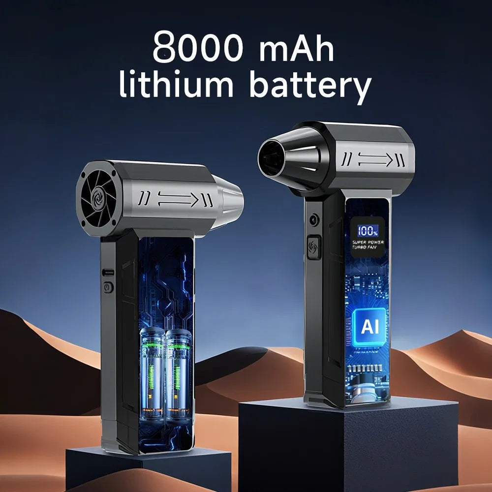 Rechargeable Turbo Air Blower – High-Speed Fan for Car Drying - image 6