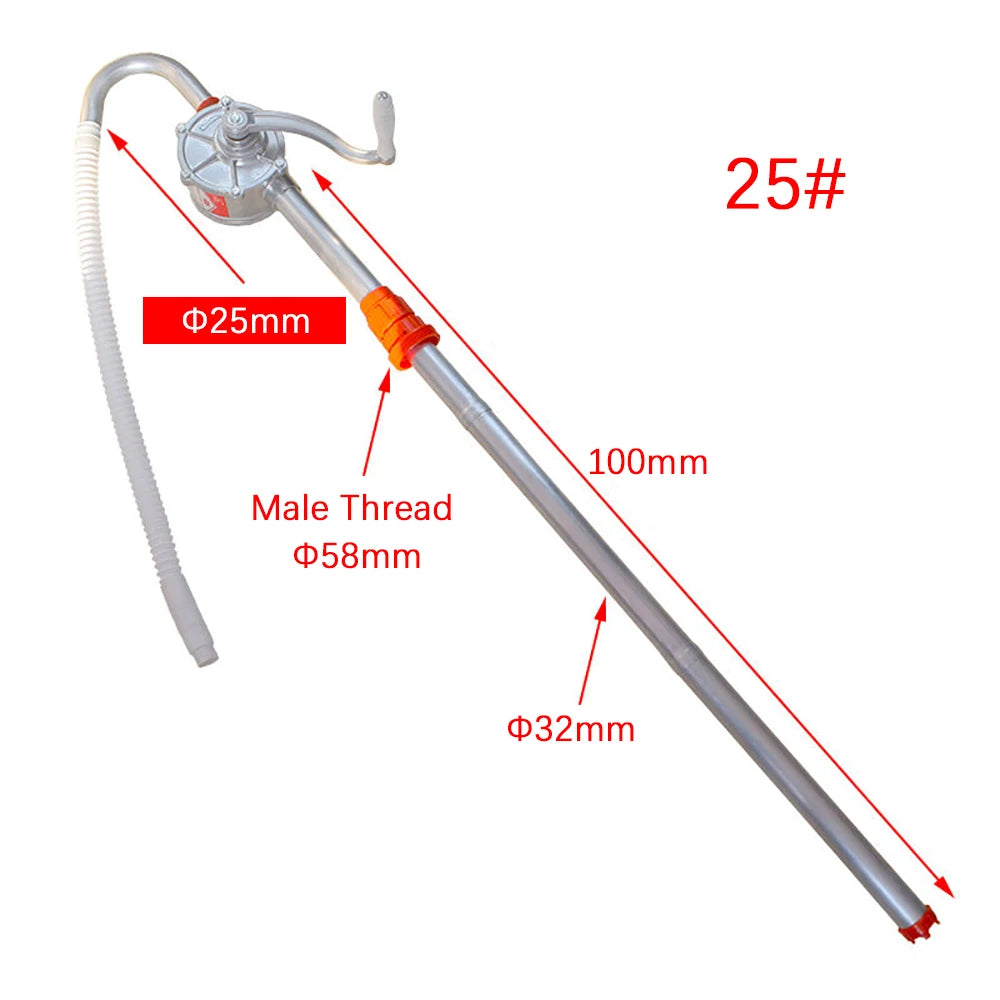 Manual Hand-Operated Fuel and Diesel Pump for 200L Oil Drum, Car and Truck