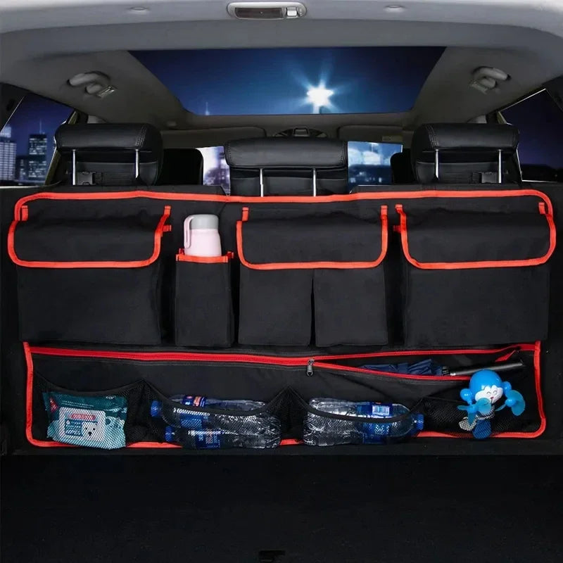 Hanging Back Seat Trunk Organizer with 9 Pockets