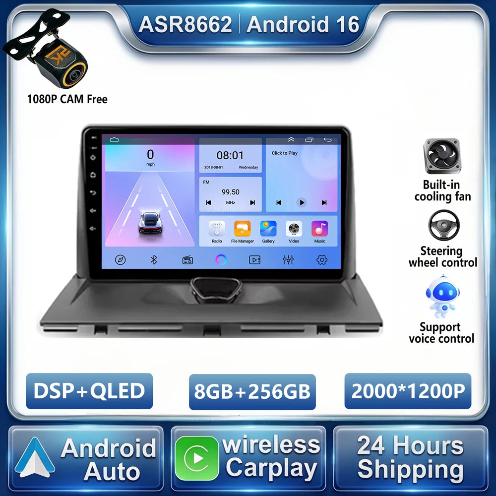 Android 16 Touchscreen Car Stereo for Peugeot Expert Citroen Jumpy