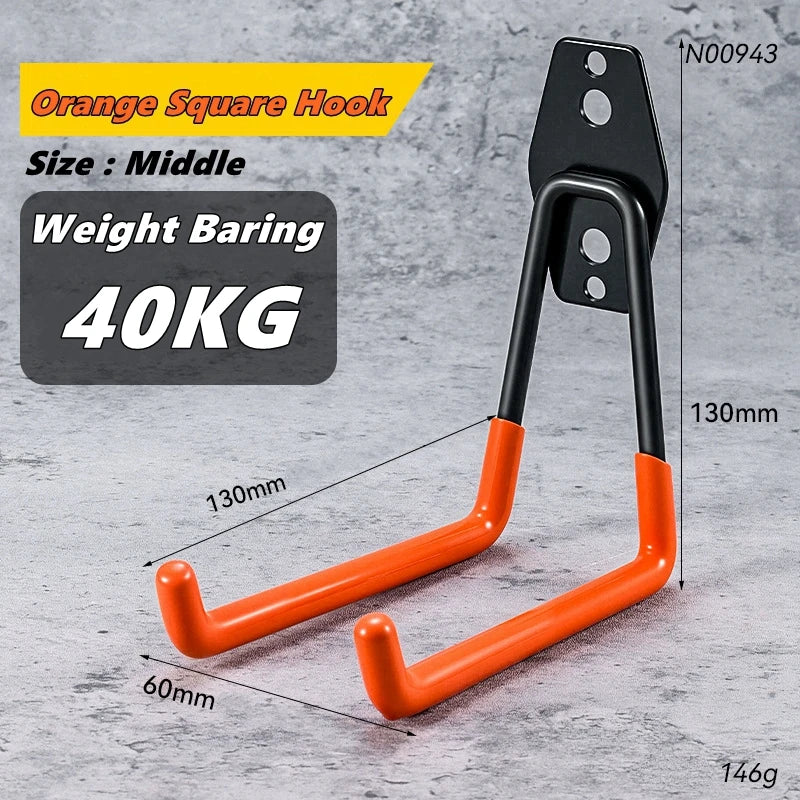 Heavy Duty Wall Mount Garage Utility Hooks for Tool Storage