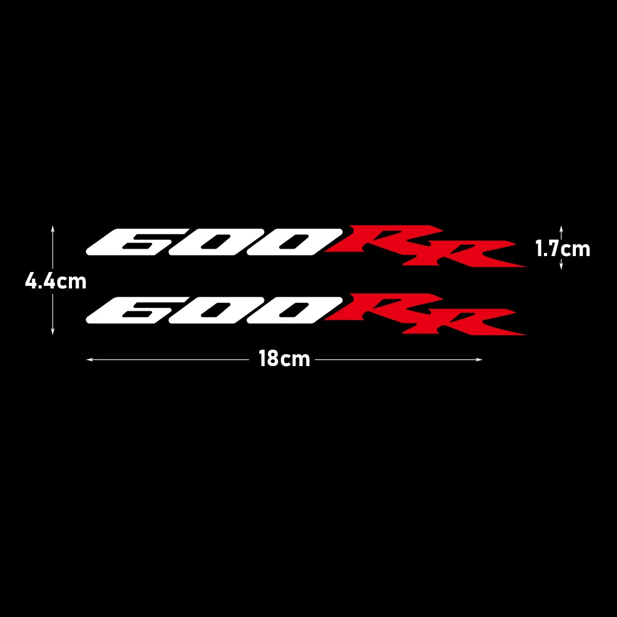 Reflective Fuel Tank Decals for Honda CBR 600RR Fireblade - view 13