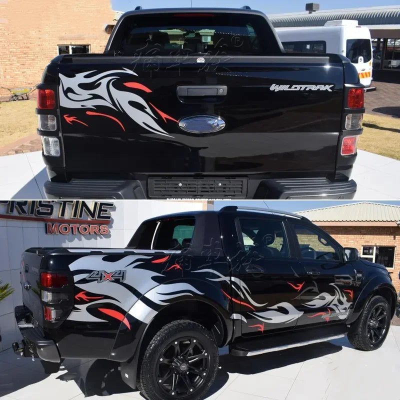 Car Body and Hood Vinyl Decal Kit for Ranger Raptor F150