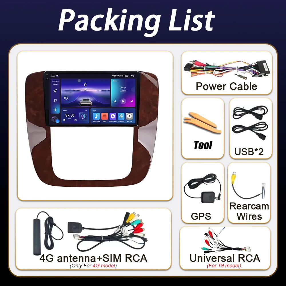 9 Inch Android GPS Car Stereo for GMC/Chevy Trucks SUVs - image 7