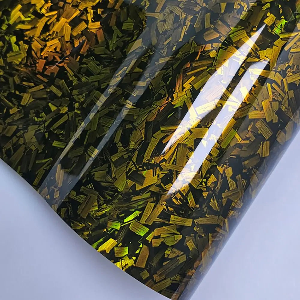 50 x 30cm Carbon Fiber Vinyl Wrap Film, High Gloss 3D 6D Effect - view 3