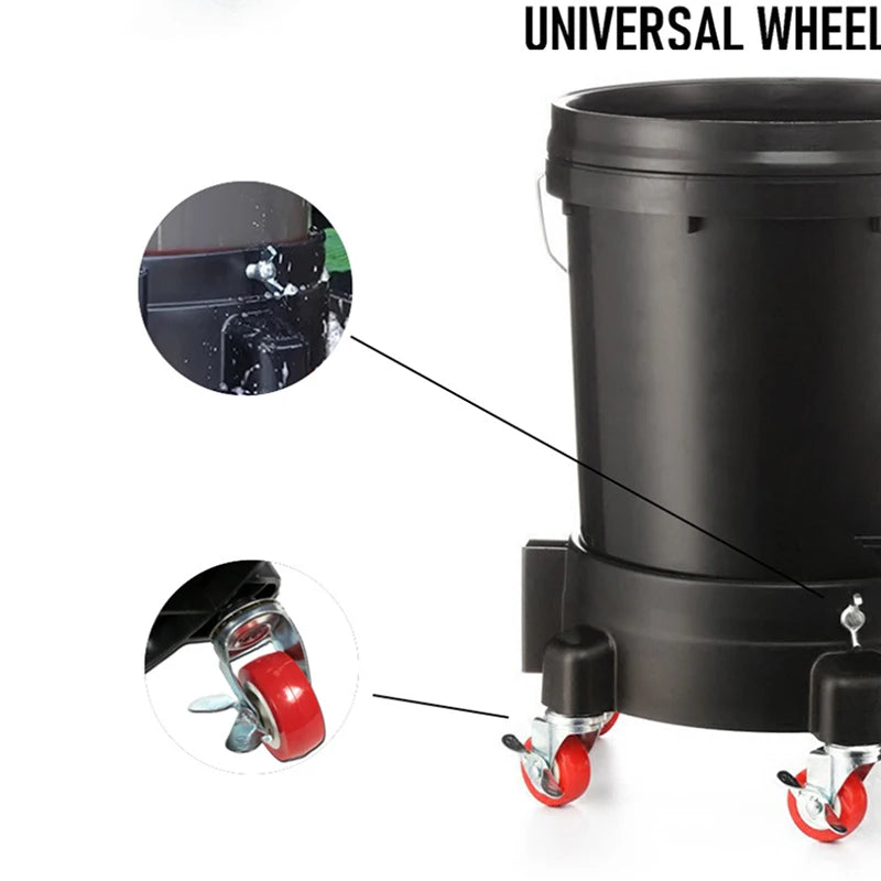 Rolling Bucket Dolly with Wheels for Car Wash and Detailing