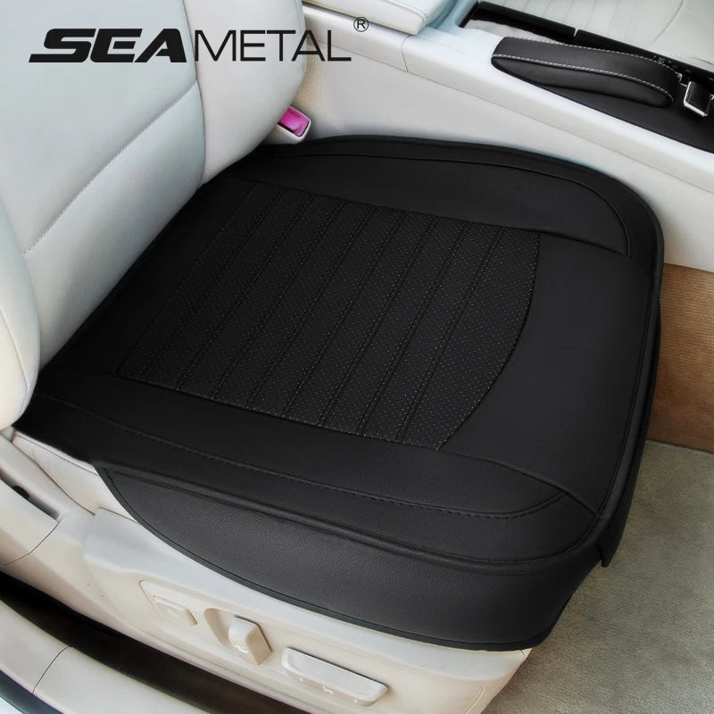 PU Leather Front Seat Cover with Anti-Slip Backing