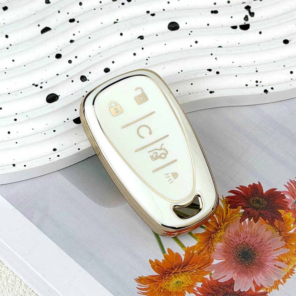TPU Key Fob Cover for Chevy Malibu, Camaro, Equinox & More 2017-2019