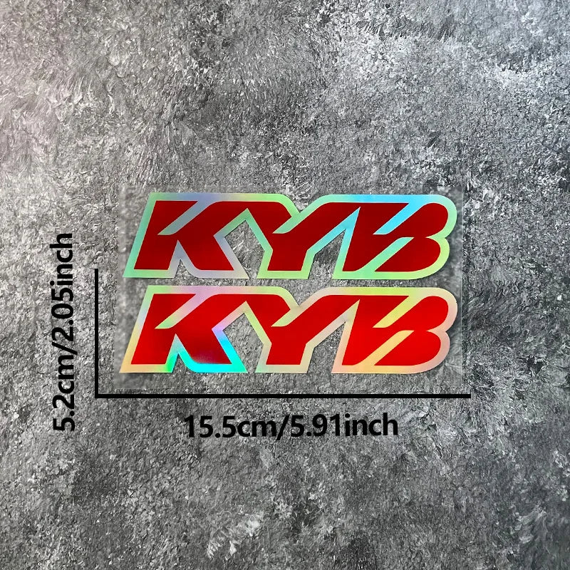 2-Pack KYB Front Fork Decals, Waterproof Vinyl - image 15