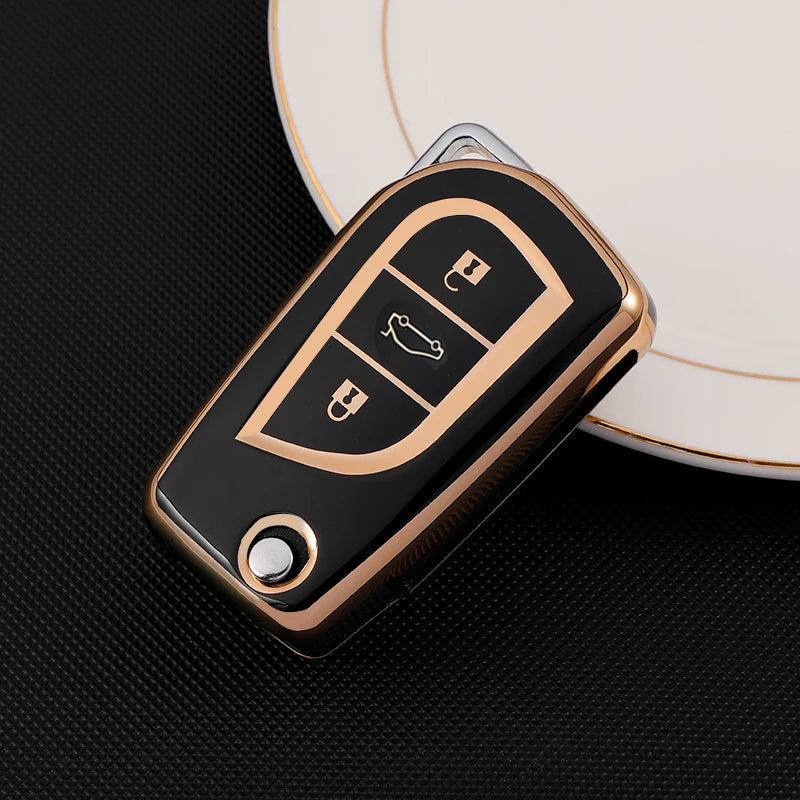 Toyota Key Fob Cover - TPU Protective Case for Aygo Yaris Camry RAV4 - image 31