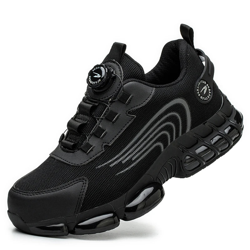 Waterproof Steel Toe Safety Work Boots, Anti-Impact and Anti-Puncture