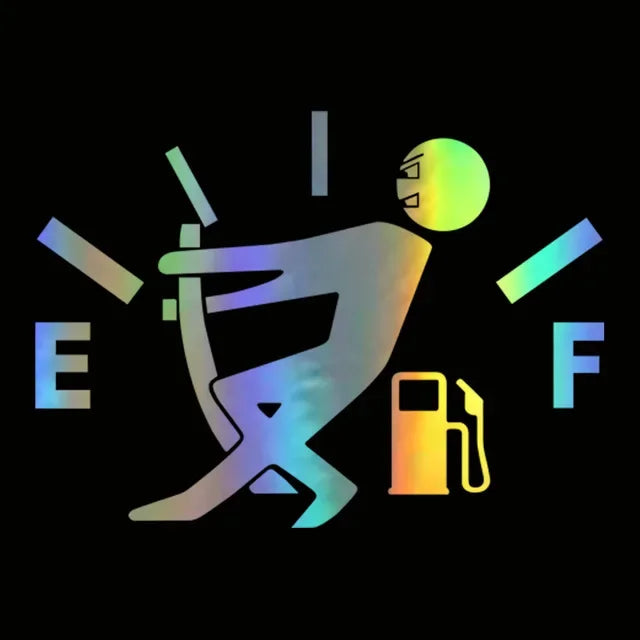Funny Fuel Gauge Vinyl Car Sticker